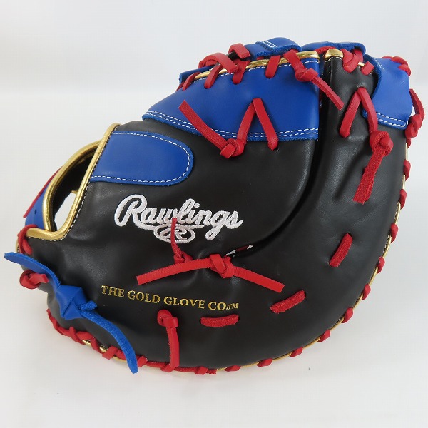 実際に弊社で買取させて頂いたRawlings/ローリングス ハイパーテックカラーシンク 左投げ 軟式用 一塁手/ファーストミット GR3FHTCM53の画像 1枚目