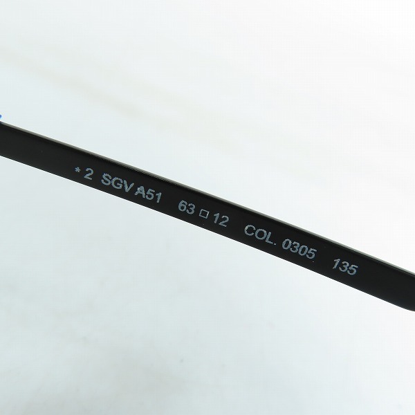 実際に弊社で買取させて頂いたGIVENCHY/ジバンシィ ティアドロップサングラス SGVA51の画像 7枚目