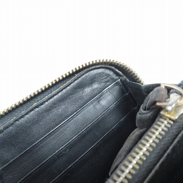 実際に弊社で買取させて頂いたBOTTEGA VENETA/ボッテガヴェネタ イントレチャート ラウンドファスナー 長財布の画像 8枚目