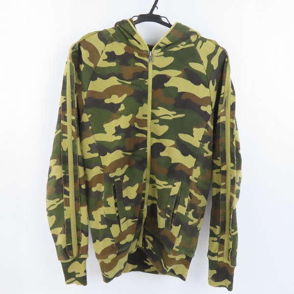 実際に弊社で買取させて頂いたHYDROGEN/ハイドロゲン カモフラ柄 バックスカル フルジップパーカー/M