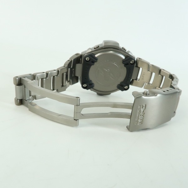 実際に弊社で買取させて頂いたG-SHOCK/Gショック MR-G デジアナコンビ チタン MRG-130T-1A【動作未確認】の画像 3枚目