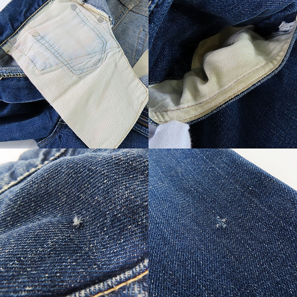 実際に弊社で買取させて頂いたLevis/リーバイス 刻印K/グリッパージップ ヴィンテージ/ビンテージ デニムパンツの画像 9枚目