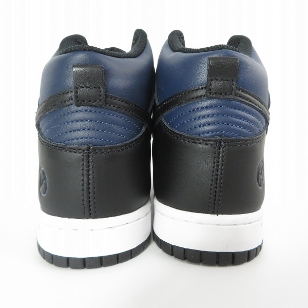実際に弊社で買取させて頂いた【未使用】NIKE×FRAGMENT DESIGN/ナイキ×フラグメントデザイン DUNK HI/ダンク ハイ ミッドナイトネイビー DJ0383-400 27の画像 1枚目
