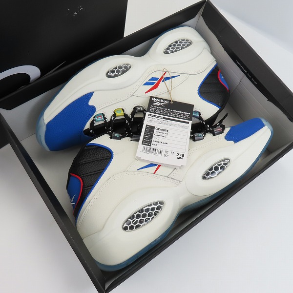 実際に弊社で買取させて頂いたReebok/リーボック QUESTION MID/クエスチョンミッド スニーカー GW8858/27.5の画像 8枚目