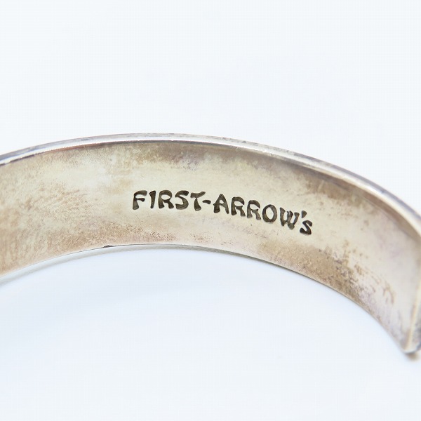 実際に弊社で買取させて頂いたFIRST ARROWS/ファーストアローズ フェザー L 付/平打12mm バングル/Sサイズの画像 6枚目