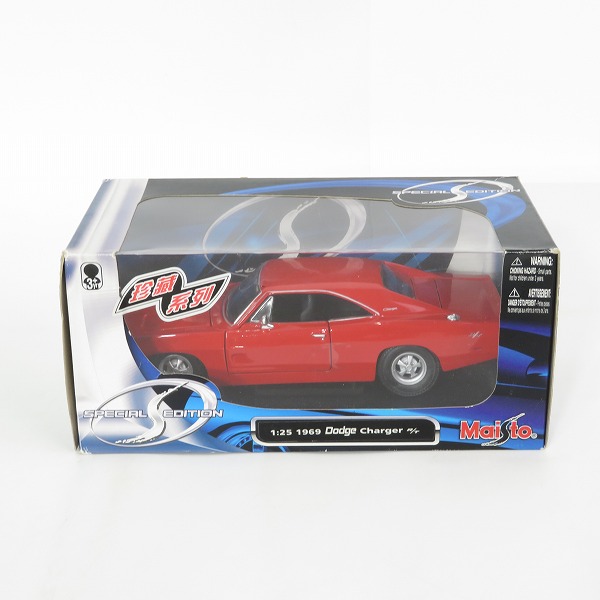 実際に弊社で買取させて頂いたMaisto/マイスト Special Edition 1/25 1969 Dodge Charger R/T/1969 ダッジ チャージャー R/T ミニカー ダイキャストカー