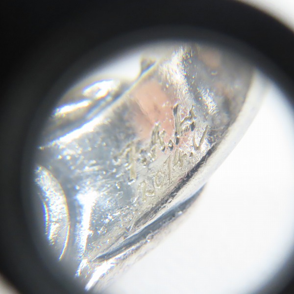 実際に弊社で買取させて頂いたF.A.L/FAL エフエーエル スウィルパターンハート/wストーン リング 13号の画像 7枚目