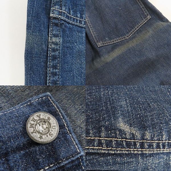 実際に弊社で買取させて頂いたBUZZ RICKSON'S/バズリクソンズ デニム パンツ BR41106/W34L32の画像 7枚目