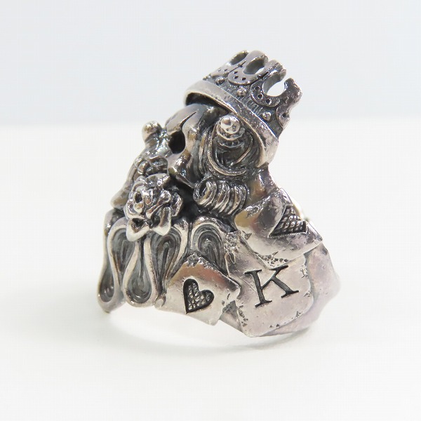 実際に弊社で買取させて頂いたF.A.L/FAL エフエーエルエフエーエル アナーキースマイル リング/18号の画像 2枚目