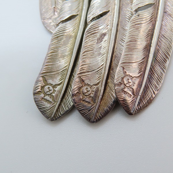 実際に弊社で買取させて頂いたFIRST ARROW'S/ファーストアローズ K18/SILVER ラージイーグル/フェザー ネックレス P-400/P-002R/P-001R/P-004の画像 4枚目