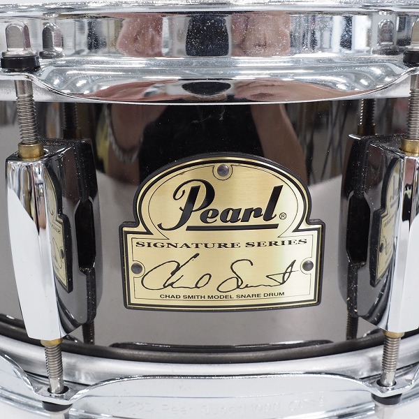 実際に弊社で買取させて頂いた★Pearl/パール CS1450 Chad Smith/チャド・スミス シグネチャースネアドラム 14ｘ5 ソフトケース付の画像 1枚目