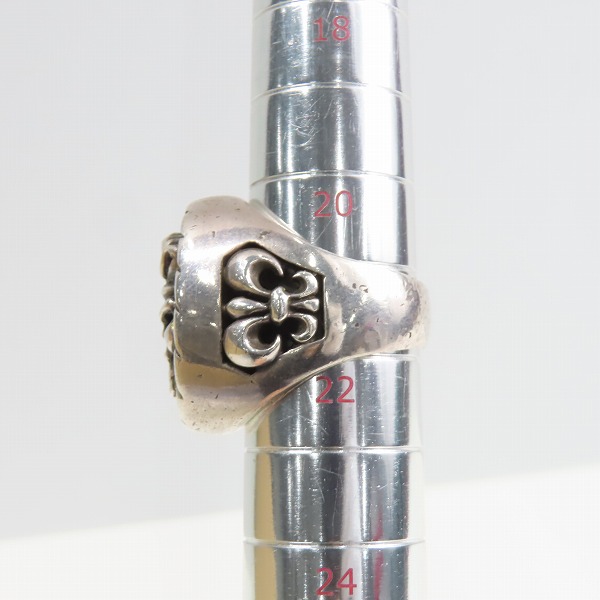 実際に弊社で買取させて頂いたLEATHERS&TREASURES/レザーズ＆トレジャーズ クラウン スカル リング 21-22号の画像 8枚目