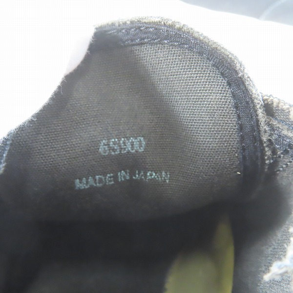 実際に弊社で買取させて頂いたUNDERCOVER/アンダーカバー JUN TAKAHASHI Jack Purcell/ジャックパーセル 型 6S900/24の画像 5枚目