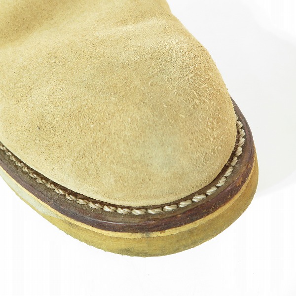 実際に弊社で買取させて頂いたREDWING/レッドウィング  スエード チャッカブーツ 3143/9.5Dの画像 8枚目