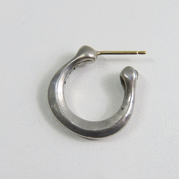 実際に弊社で買取させて頂いた【ギャラ付き】LEATHERS AND TREASURES/レザーズアンドトレジャーズ Large bone earring ラージボーンイヤリング ピアスの画像 1枚目