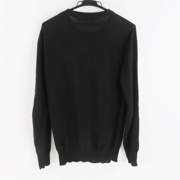 実際に弊社で買取させて頂いた【JPタグ】GIVENCHY/ジバンシィ 18AW ロゴ4ボタン コットンクルーネックニット BM9047403B/XSの画像 1枚目