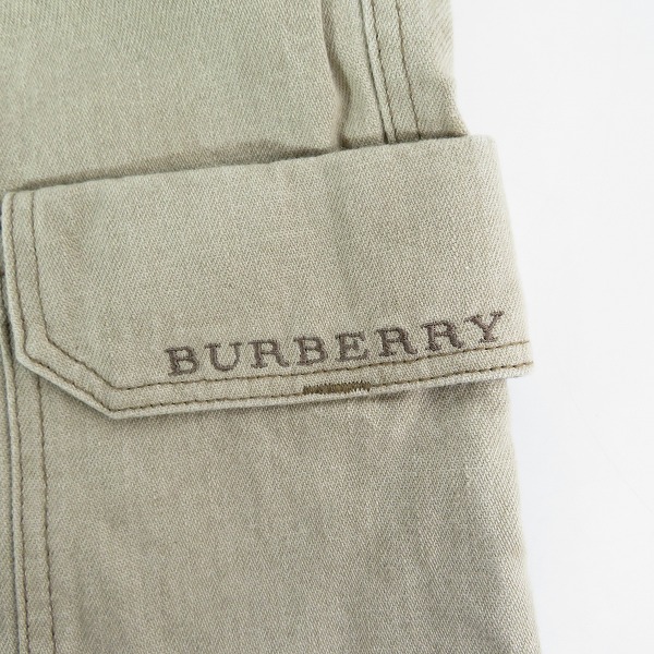 実際に弊社で買取させて頂いたBURBERRY LONDON/バーバリーロンドン ロゴ刺繍 カーゴハーフパンツ 160Aの画像 6枚目
