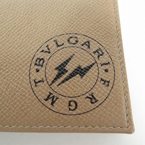 実際に弊社で買取させて頂いたBVLGARI×FRAGMENT/ブルガリ×フラグメント レザー カードケース/名刺入れの画像 3枚目