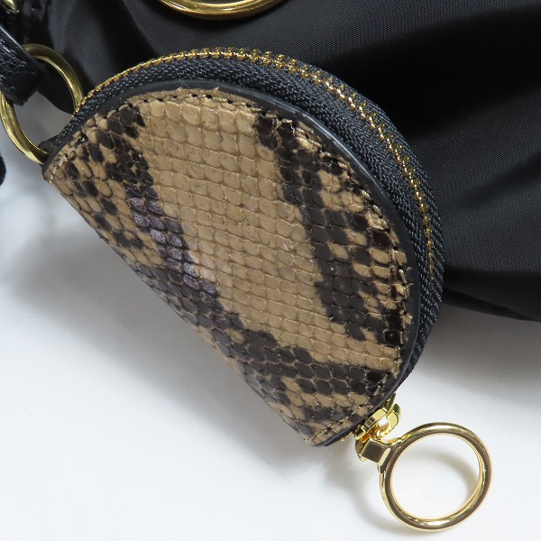 実際に弊社で買取させて頂いたSEE BY CHLOE/シーバイクロエ ハンドバッグ パイソン柄コインケース付きの画像 7枚目