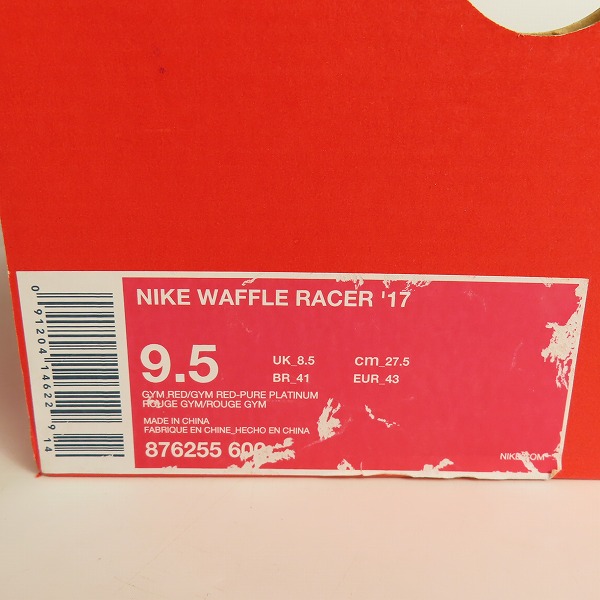 実際に弊社で買取させて頂いたNIKE/ナイキ WAFFLE RACER 17 ワッフルレーサー 17 スニーカー/876255-600/27.5の画像 8枚目