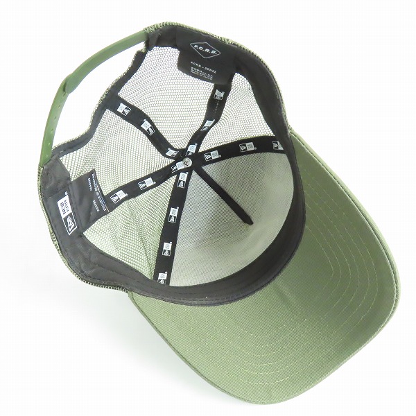 実際に弊社で買取させて頂いたF.C.Real Bristol×NEW ERA/エフシーレアルブリストル×ニューエラ メッシュキャップ FCRB-200102の画像 4枚目