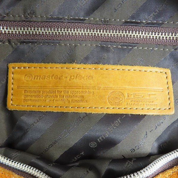 実際に弊社で買取させて頂いたmaster-piece/マスターピース カウレザー ボディバッグ 01063-1の画像 5枚目