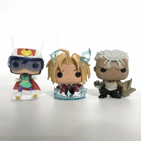 実際に弊社で買取させて頂いたFunko/ファンコ Pop/ポップ 鋼の錬金術師/ドラゴンボール エドワードエルリック/スカ― 等 フィギュア 3点セットの画像 2枚目