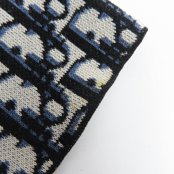 実際に弊社で買取させて頂いた【JPタグ】Dior/ディオール 20SS Dior Oblique Overshirt オブリークオーバーニットシャツ 023M550AT099/Mの画像 6枚目