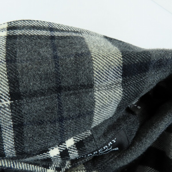 実際に弊社で買取させて頂いたBURBERRY×Gosha Rubchinskiy/バーバリー×ゴーシャラブチンスキー チェック柄 長袖ボタンシャツ ネルシャツ Lの画像 6枚目