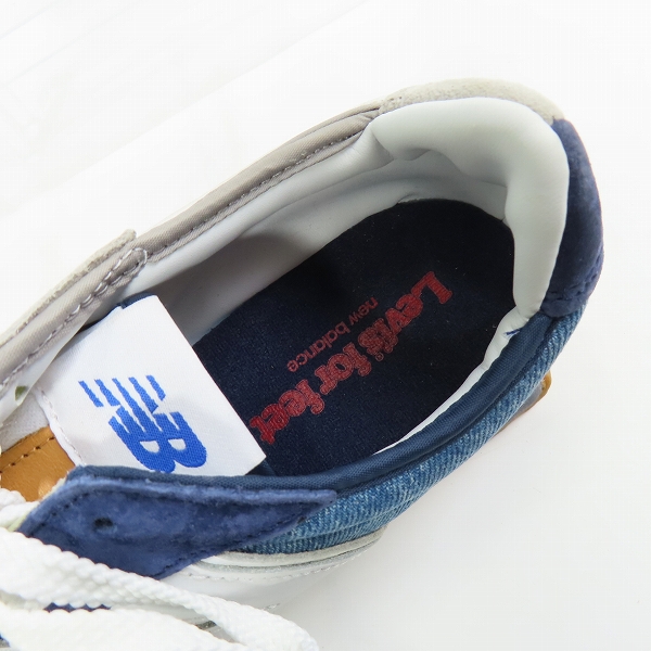 実際に弊社で買取させて頂いたLEVI'S×New Balance/リーバイス×ニューバランス デニム コラボ スニーカー MS327LVA/26.0の画像 4枚目
