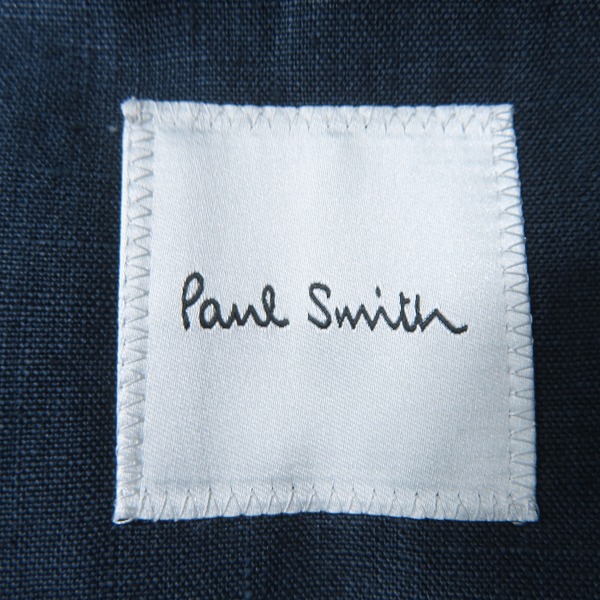 実際に弊社で買取させて頂いた【未使用】Paul Smith/ポールスミス ウィメンズ リネン ダブルジャケット/テーパードパンツ/セットアップ JK232/291T/42の画像 2枚目