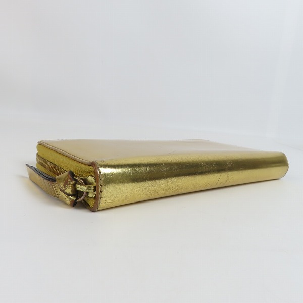 実際に弊社で買取させて頂いたGIVENCHY/ジバンシィ メタリックゴールド 長財布/ウォレットの画像 2枚目