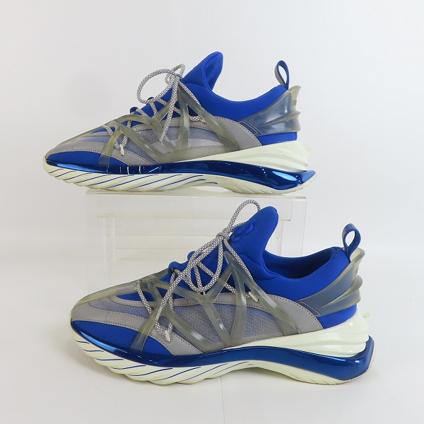 実際に弊社で買取させて頂いたJIMMY CHOO/ジミーチュウ Cosmos/コスモス スニーカー ブルー/42の画像 3枚目