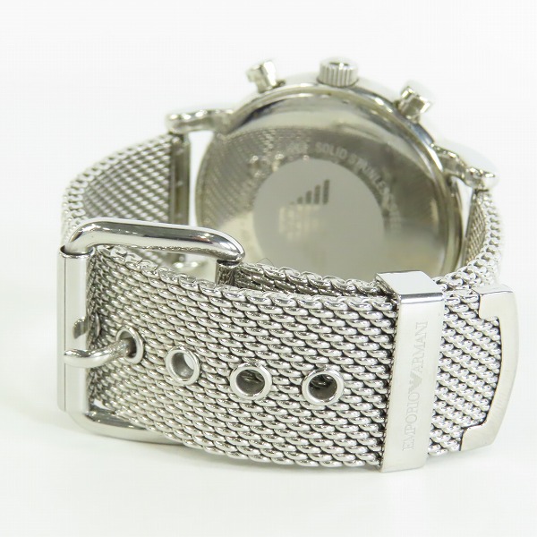 実際に弊社で買取させて頂いたEMPORIO ARMANI/エンポリオアルマーニ クォーツ腕時計 ブレスレット付き AR-80038の画像 2枚目