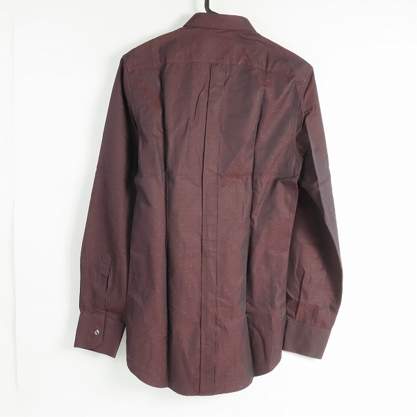 実際に弊社で買取させて頂いたDOLCE&GABBANA/ドルチェ&ガッバーナ/ドルガバ GOLD ドット柄長袖シャツ/14.5/37の画像 1枚目