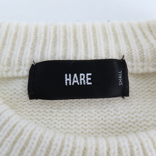 実際に弊社で買取させて頂いたHARE/ハレ クルーネック ニット HA020100CF/Sの画像 2枚目