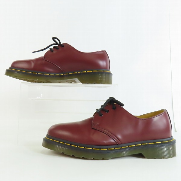 実際に弊社で買取させて頂いたDr.Martens/ドクターマーチン 3EYE SHOE/3ホールブーツ 1461 チェリーレッド 11838600/UK6の画像 3枚目