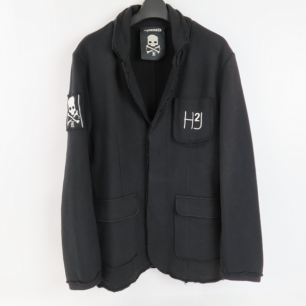 実際に弊社で買取させて頂いたHYDROGEN/ハイドロゲン H2J スカル刺繍 ジャケット/ブラック/Ｍ