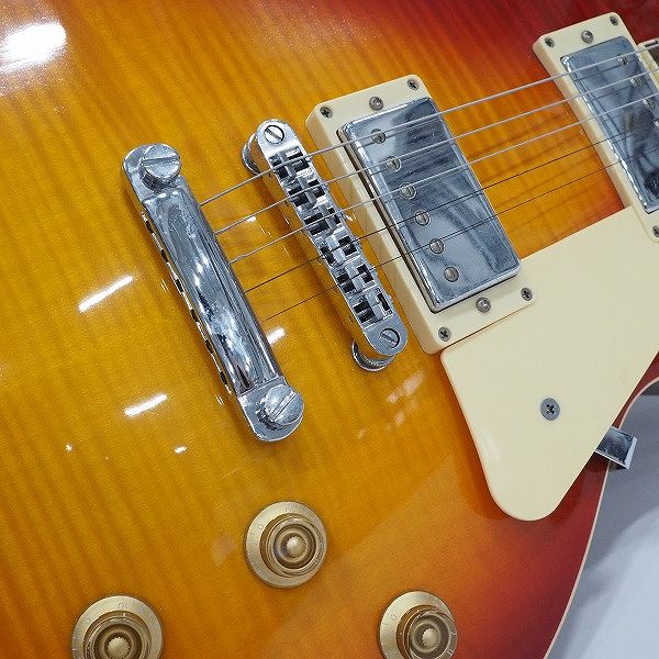 実際に弊社で買取させて頂いた★【難有り】Blitz By Aria Pro Ⅱ/ブリッツ  Leopard レスポールスタンダードType セットネック エレキギターの画像 6枚目