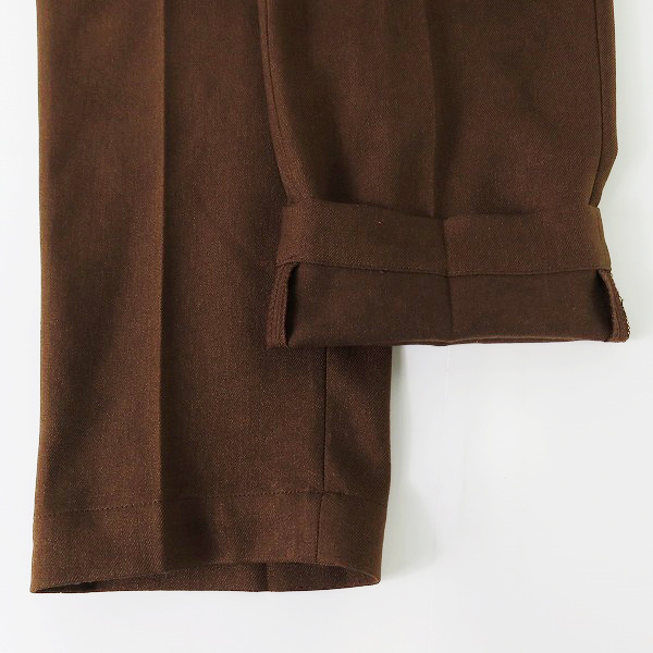 実際に弊社で買取させて頂いた417 EDIFICE/フォーワンセブン エディフィス テーラードジャケット セットアップ ブラウン/Mの画像 4枚目