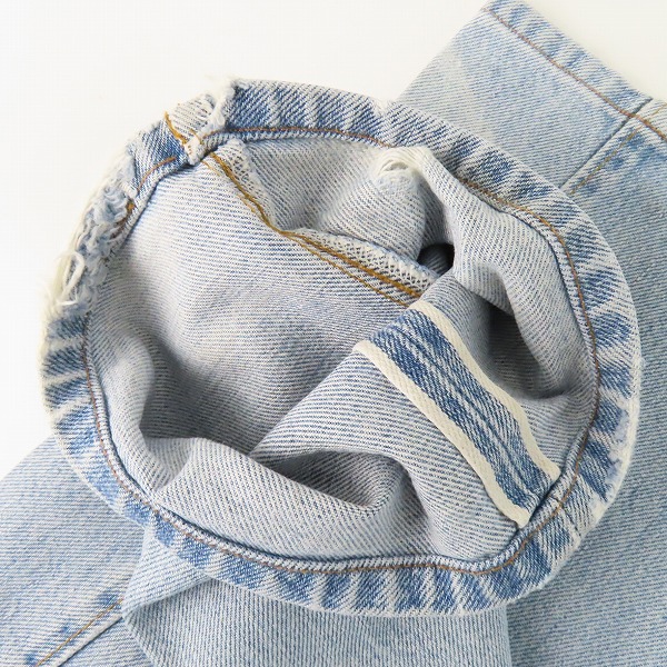 実際に弊社で買取させて頂いたLEVI'S/リーバイス 501 66後期 刻印6 ボタンフライ デニムパンツの画像 9枚目