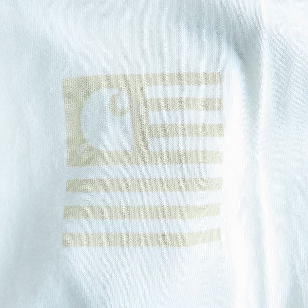 実際に弊社で買取させて頂いたCarhartt/カーハート半袖Tシャツ ロゴ ホワイト Lの画像 3枚目