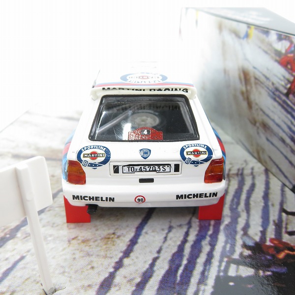 実際に弊社で買取させて頂いたSKID/スキッド 1/43 LANCIA HF INTEGRALE/ランチア HF インテグラーレ モンテカルロラリー1992 ＃4 ミニカーの画像 3枚目