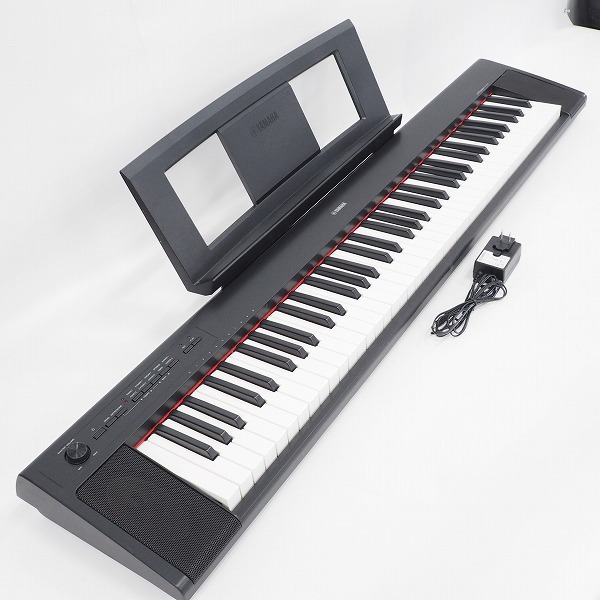 実際に弊社で買取させて頂いた★YAMAHA/ヤマハ piaggero/ピアジェーロ NP-32B 電子キーボード 76鍵 2016年製 アダプター付【動作確認済】