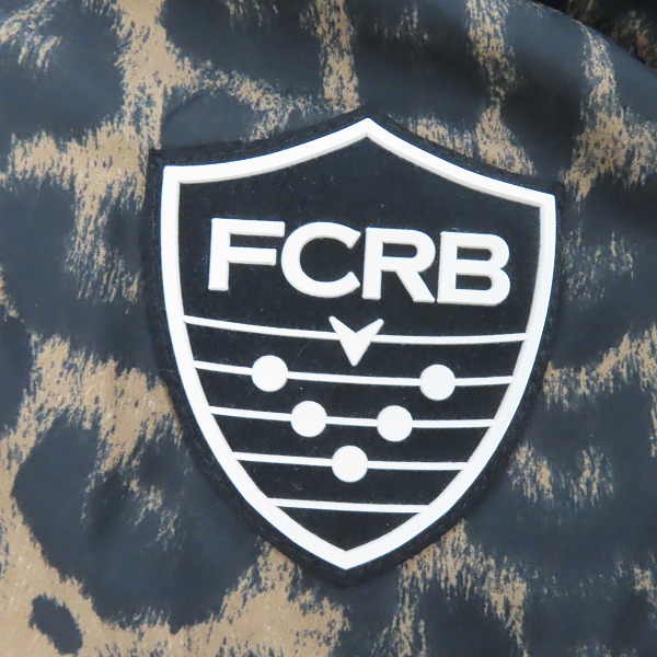 実際に弊社で買取させて頂いたNIKE×F.C.R.B./ナイキ×エフシーレアルブリストル WARM UP JACKET/レオパード パーカー 396349-710/Sの画像 3枚目