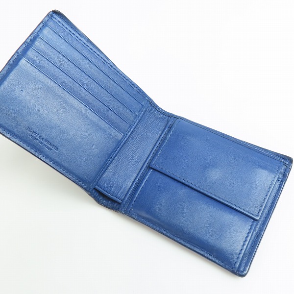 実際に弊社で買取させて頂いたBOTTEGA VENETA/ボッテガヴェネタ イントレチャート 二つ折り財布/ウォレットの画像 3枚目