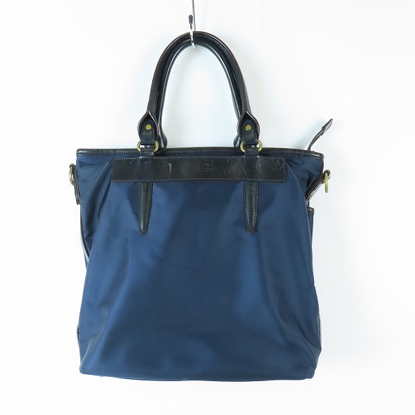 実際に弊社で買取させて頂いたGANZO/ガンゾ 2WAY レザー/ナイロン ビジネスバッグ/ショルダーバッグ