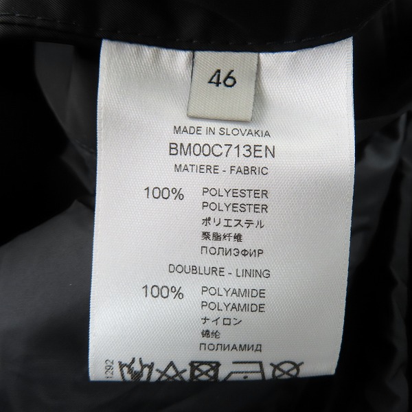 実際に弊社で買取させて頂いたGIVENCHY /ジバンシィ MOTEL EMBROIDERED WINDBREAKER Jacket  BM00C713EN /46の画像 3枚目