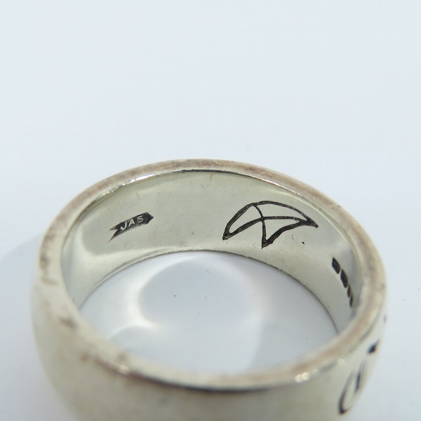 実際に弊社で買取させて頂いたCRAZY PIG/クレイジーピッグ OLD ENGLISH RING/オールドイングリッシュリング 22号の画像 5枚目