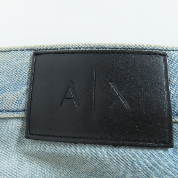 実際に弊社で買取させて頂いたARMANI EXCHANGE/アルマーニエクスチェンジ ダメージ加工 デニムパンツ 6ZZJ16 Z1FVZ/33の画像 7枚目